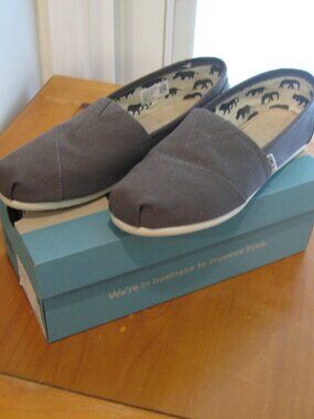TOMS Women's Alpargata Like New Slip Ons Size 10